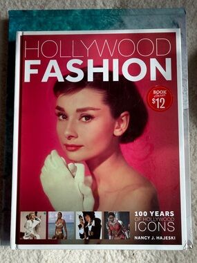 Hollywood Fashion Hardcover Book - Red & White Cover